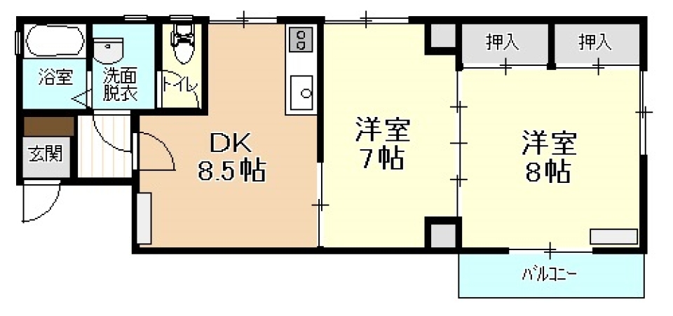 長く伸びるその先と経過。の間取り図