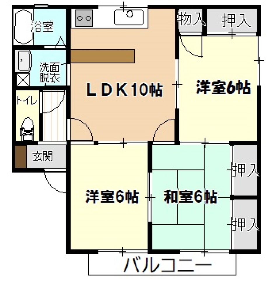 カウンターのある暮らし。の間取り図