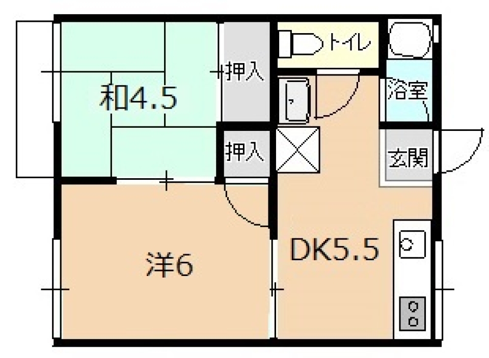 レトロミニマムの間取り図