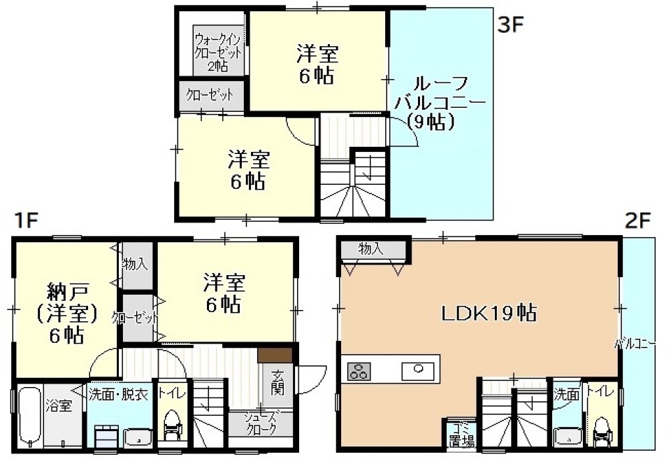 あの青を求めての間取り図