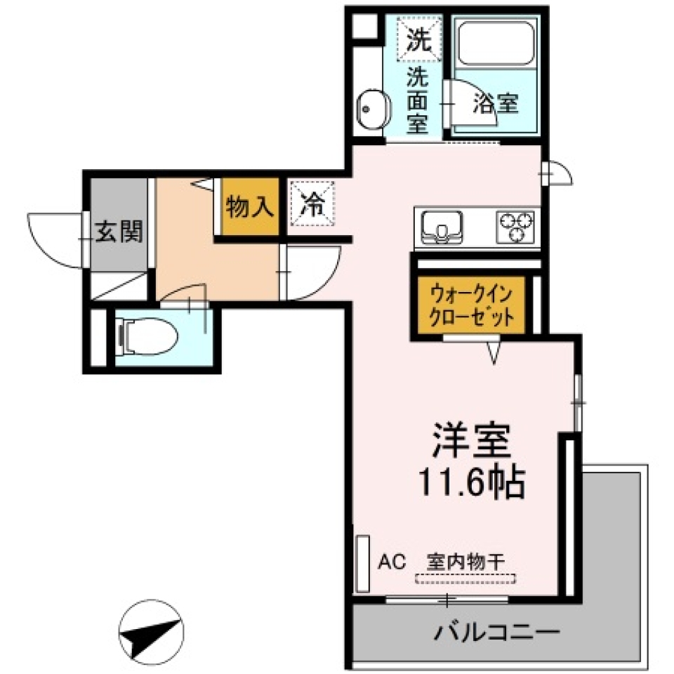 まるでテトリスの間取り図