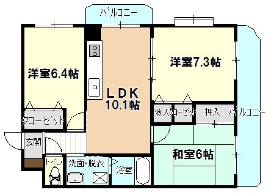 明日への道の間取り図