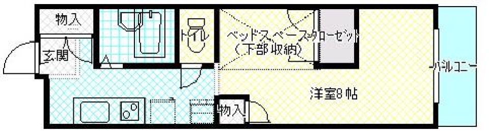 家具いらず。の間取り図