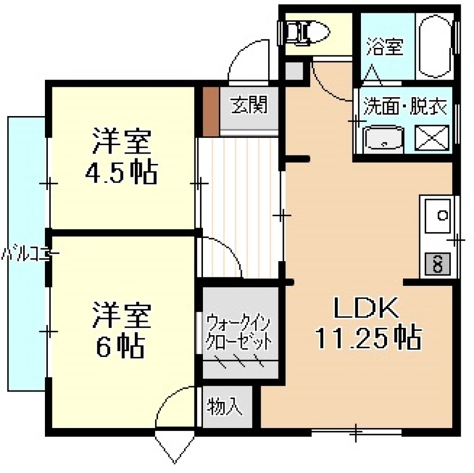 入居者想いの貸主様の間取り図