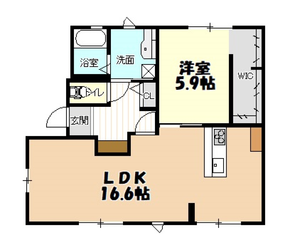 新たな一歩をこの場所で。の間取り図