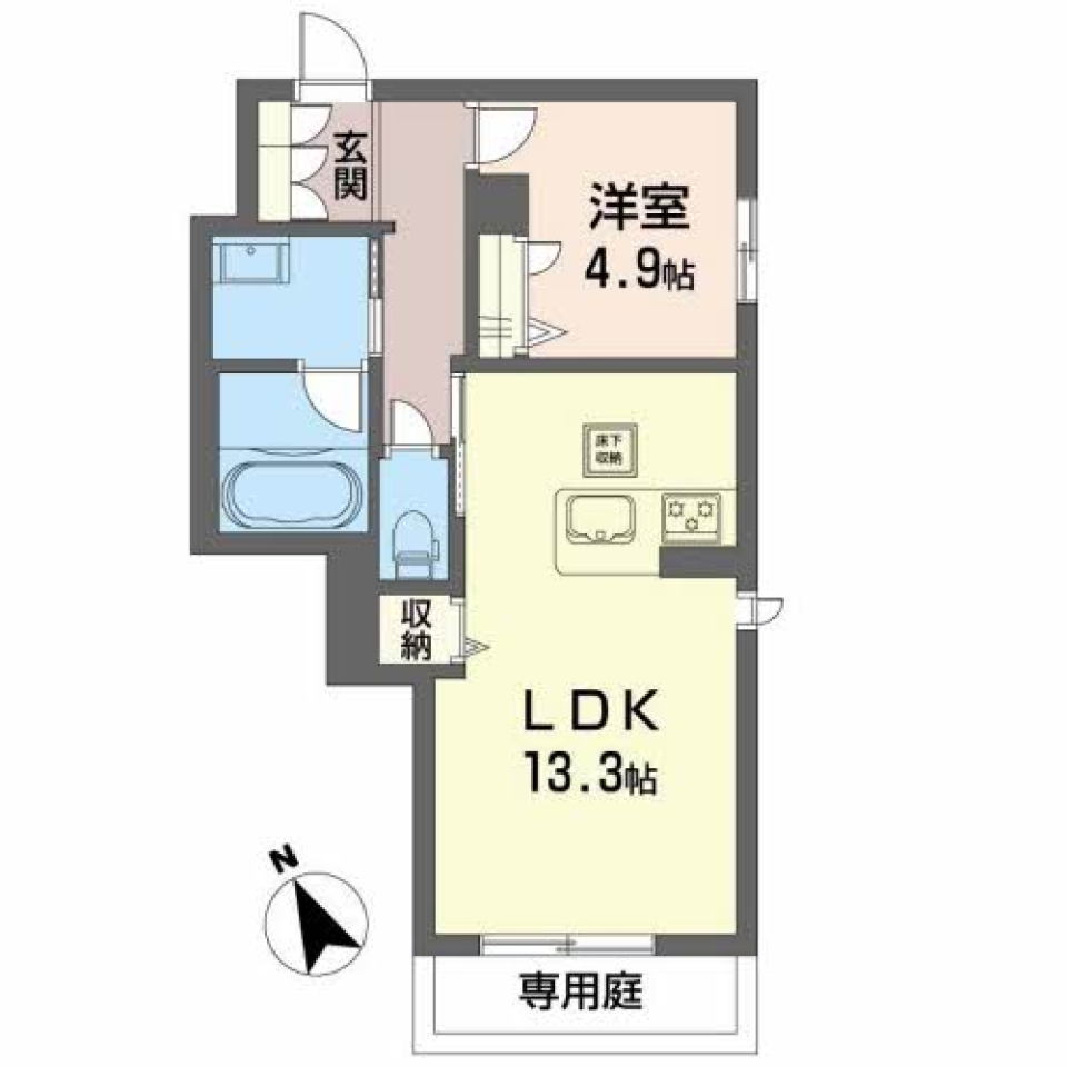 QOLが爆上がりの間取り図