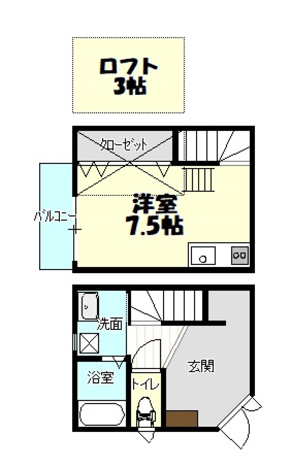 アクティブな毎日を送るあなたへ。の間取り図