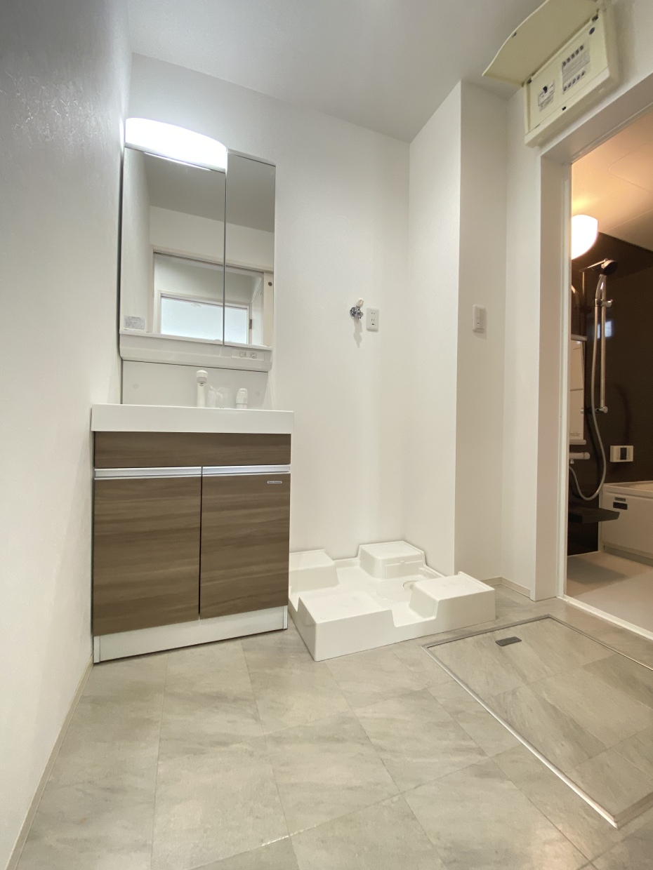 ゆったりパウダールーム