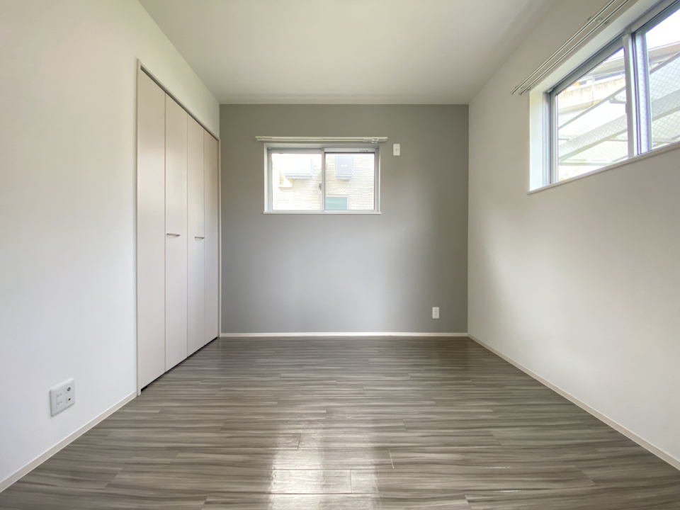 グレーがアクセント
4.5帖洋室