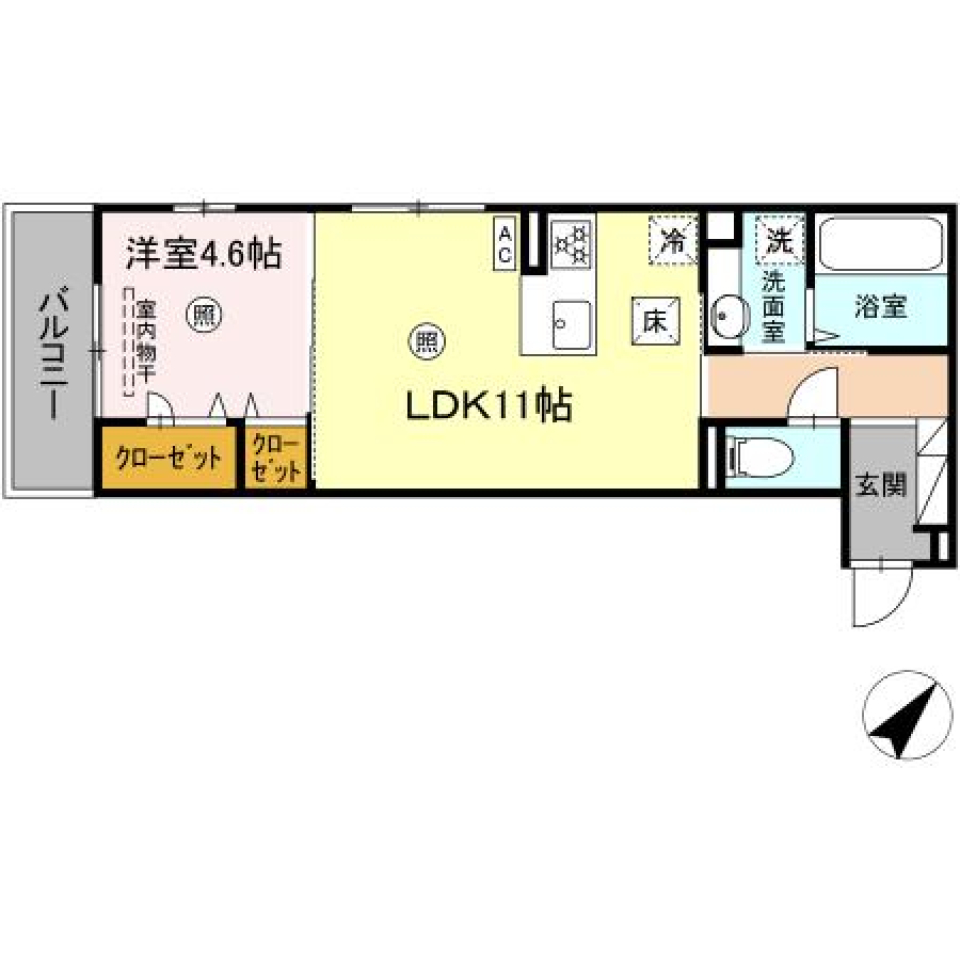 長閑な雰囲気と利便性を欲張りたいあなたとペットたちへ。の間取り図
