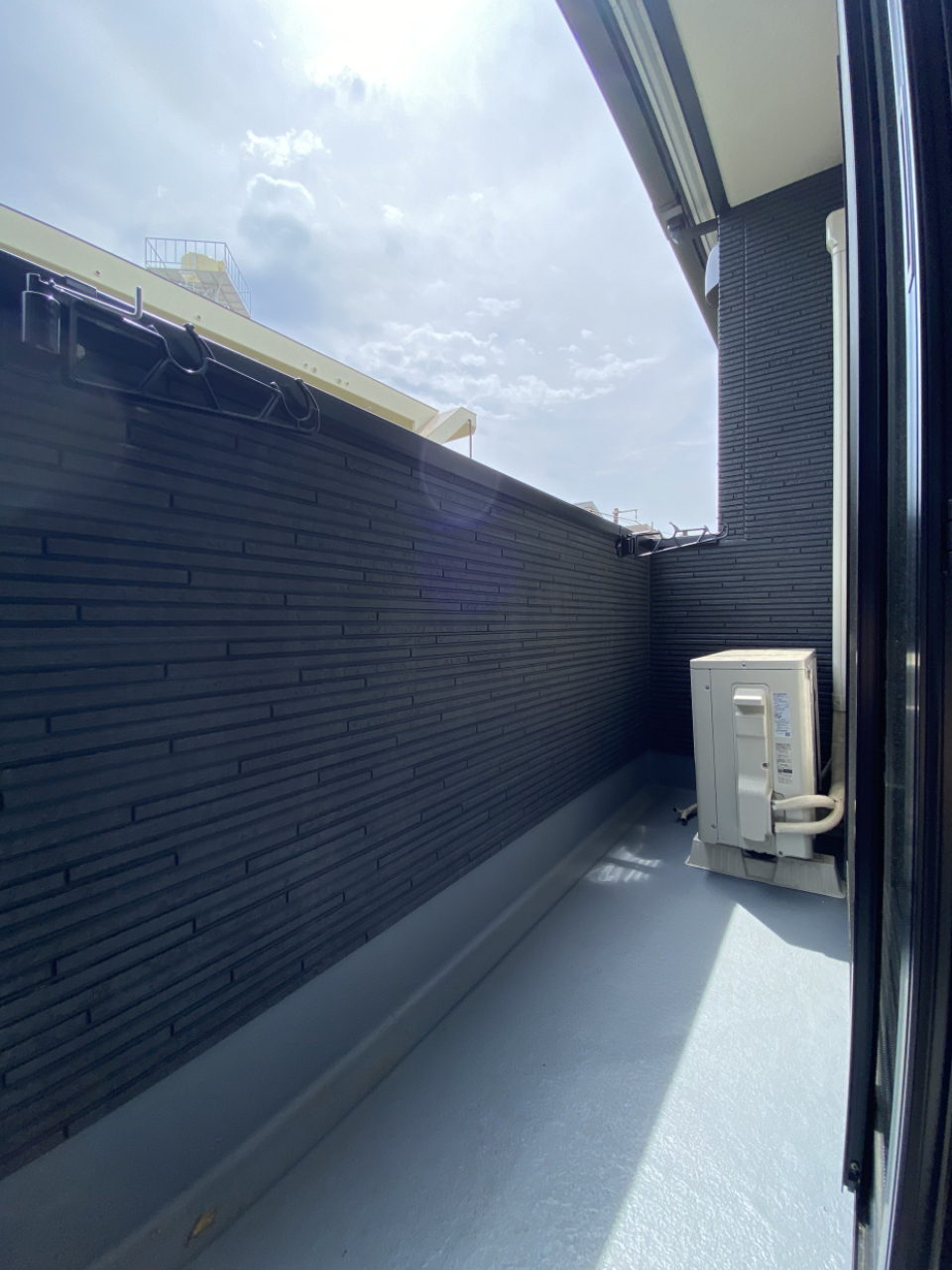 プライベートなバルコニー