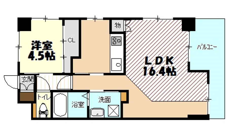存分に猫を堪能。の間取り図