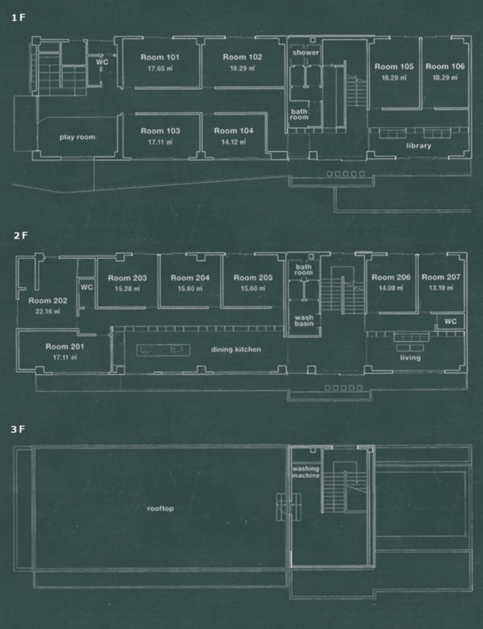 建築家がデザインする本気の賃貸住宅の間取り図