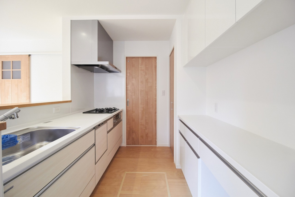 キッチン⇔洗面室は繋がっているため、家事の時短に繋がります！