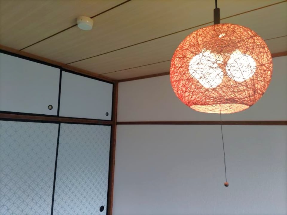 和室に合わせた間接照明がおしゃれ